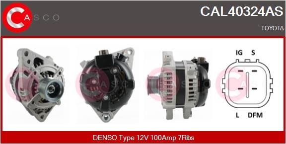 Lichtmaschine Generator Casco CAL40324AS