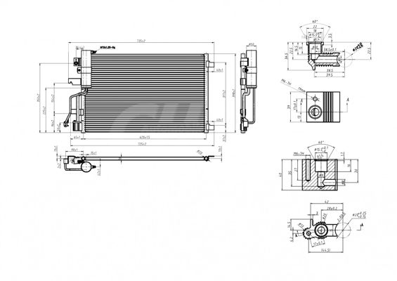 Kondensator, Klimaanlage HART 611 425