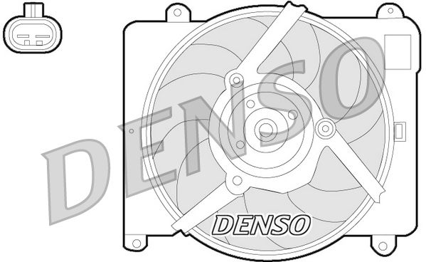 Lüfter, Motorkühlung DENSO DER09054
