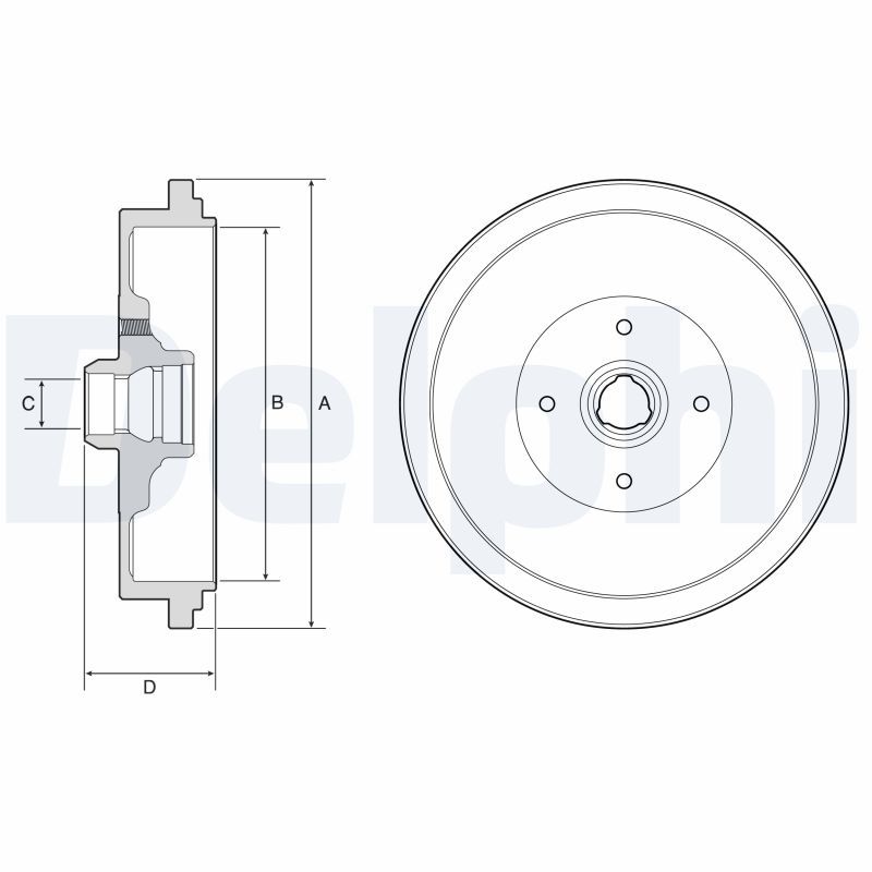 Bremstrommel DELPHI BF320