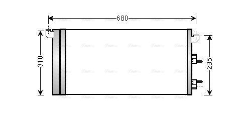 Kondensator, Klimaanlage AVA QUALITY COOLING fta5293d