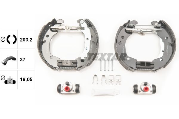 Bremsbackensatz TEXTAR 84062600