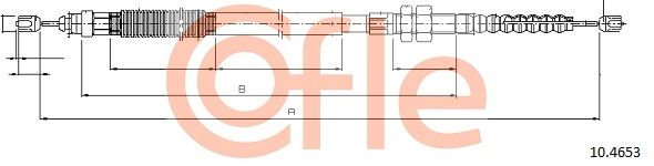 Seilzug, Feststellbremse COFLE 10.4653