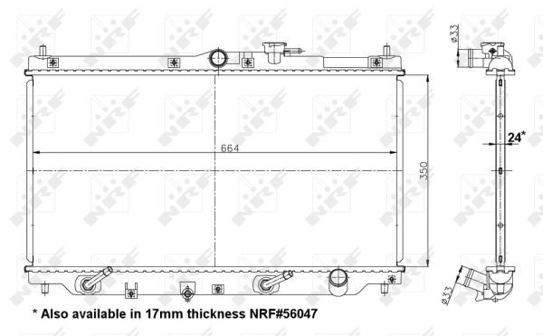 Kühler, Motorkühlung NRF 517722