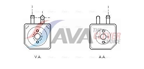 Ölkühler, Motoröl AVA QUALITY COOLING VN3082