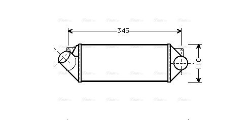 Ladeluftkühler AVA QUALITY COOLING ol4235