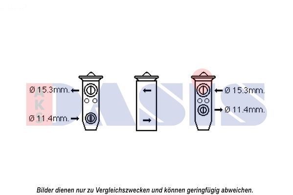 Expansionsventil, Klimaanlage AKS DASIS 840192N