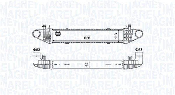 Ladeluftkühler MAGNETI MARELLI 351319204550