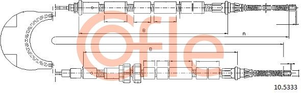 Seilzug, Feststellbremse COFLE 10.5333