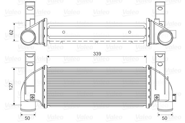 Ladeluftkühler VALEO 818353