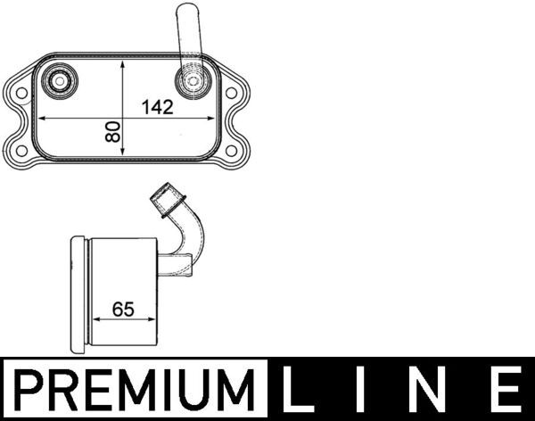 Ölkühler, Motoröl MAHLE CLC101000P