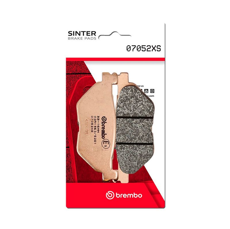 Bremsbelagsatz, Scheibenbremse BREMBO 07052XS