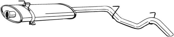 Endschalldämpfer BOSAL 281-943