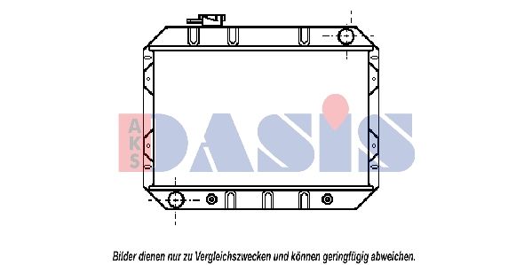Kühler, Motorkühlung AKS DASIS 090230N
