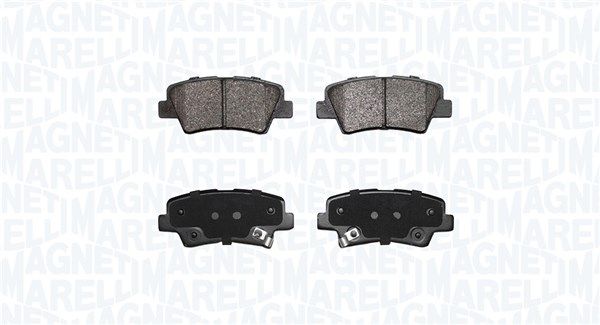 Bremsbelagsatz, Scheibenbremse MAGNETI MARELLI 363916060852