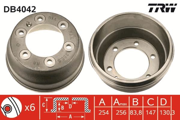 Bremstrommel TRW DB4042