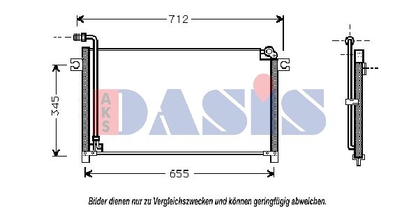 Kondensator, Klimaanlage AKS DASIS 072006N