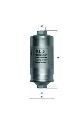 Kraftstofffilter MAHLE KL5
