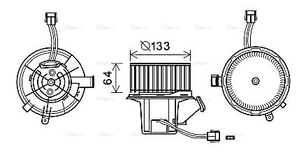 Innenraumgebläse AVA QUALITY COOLING ms8640