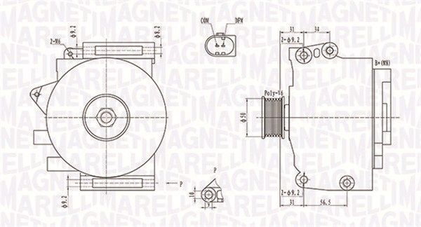 Generator MAGNETI MARELLI 063731859010