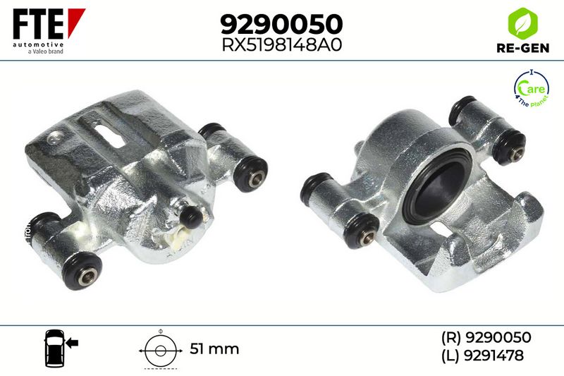 Bremssattel FTE 9290050