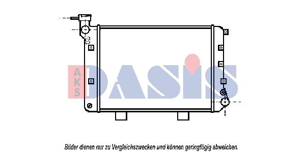 Kühler, Motorkühlung AKS DASIS 490160N