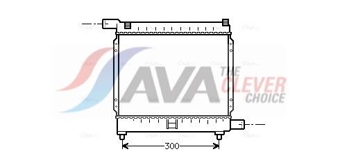 Kühler, Motorkühlung AVA QUALITY COOLING MS2039