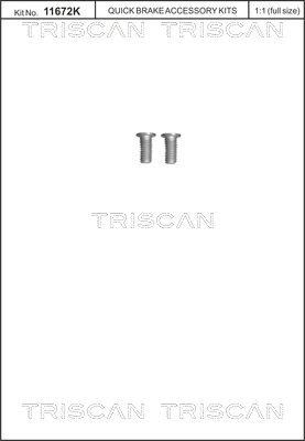 Schraubensatz, Bremsscheibe TRISCAN 8105116013
