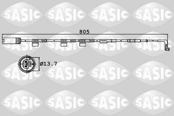 Warnkontakt, Bremsbelagverschleiß SASIC 6236014