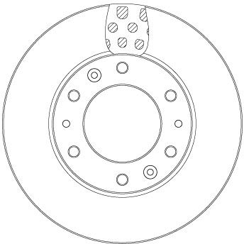 Bremsscheibe TRW df6962s