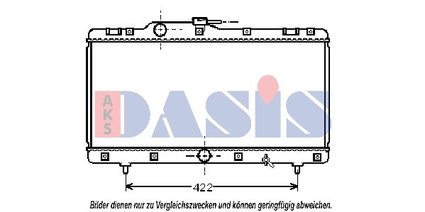 Kühler, Motorkühlung AKS DASIS 210600N