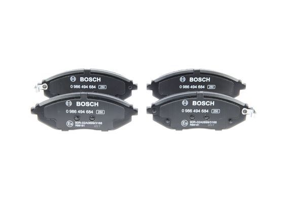 Bremsbelagsatz, Scheibenbremse BOSCH 0986494684