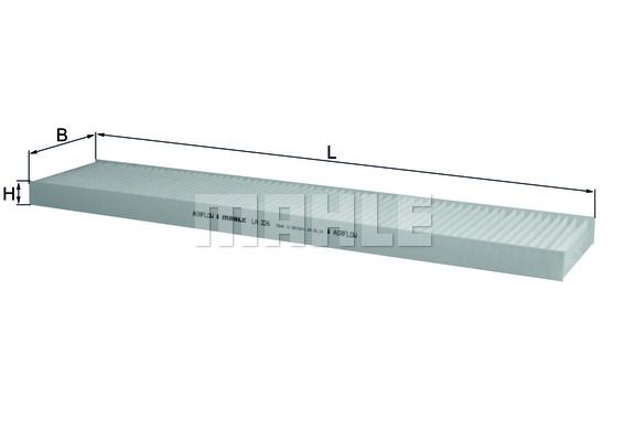 Filter, kupéventilation KNECHT LA 226