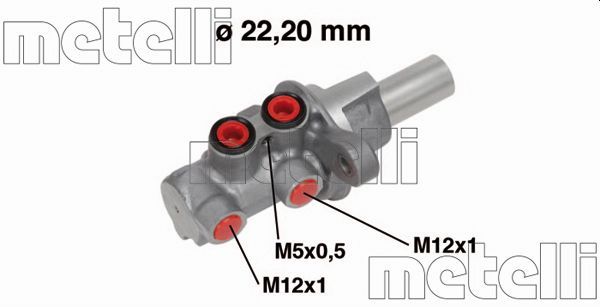 Hauptbremszylinder METELLI 05-0686