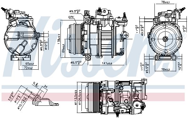 Klimakompressor NISSENS 891106