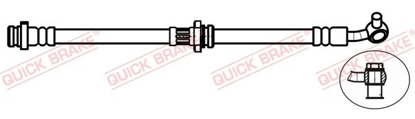 Bremsschlauch QUICK BRAKE 50.748X