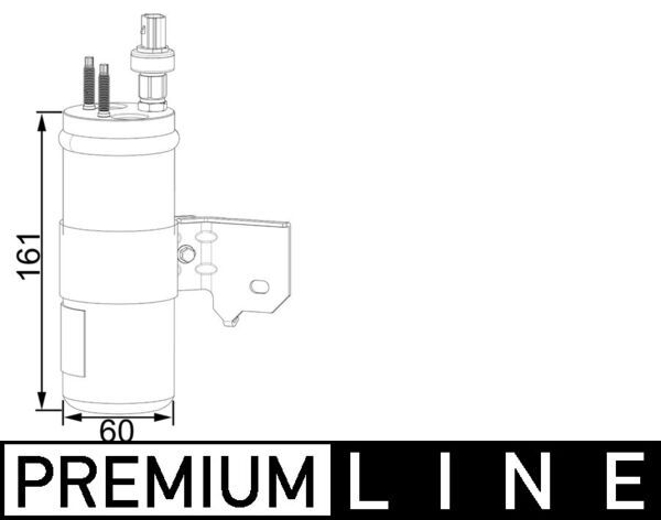 Trockner, Klimaanlage MAHLE AD3000P