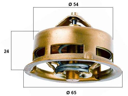 Thermostat, Kühlmittel WAHLER 3096.75