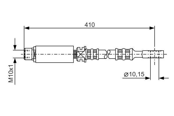 Bremsschlauch BOSCH 1 987 476 805