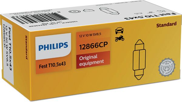 Glühlampe, Innenraumleuchte PHILIPS 12866cp