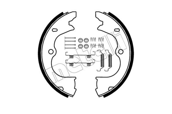 Bremsbackensatz, Feststellbremse METELLI 53-0743K