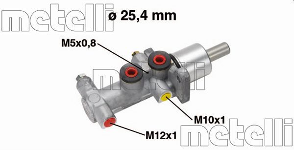 Hauptbremszylinder METELLI 05-0554