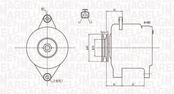 Generator MAGNETI MARELLI 063731615010