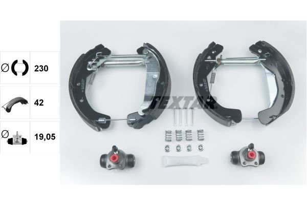 Bremsbackensatz TEXTAR 84049000