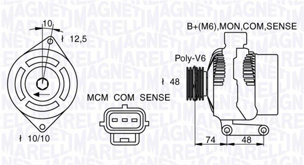 Generator MAGNETI MARELLI 063377411010