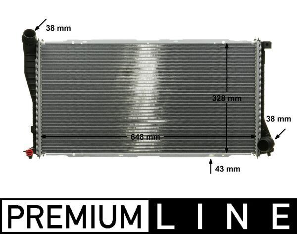Kühler, Motorkühlung MAHLE CR288000P