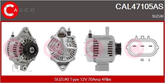 Lichtmaschine Generator Casco CAL47105AS