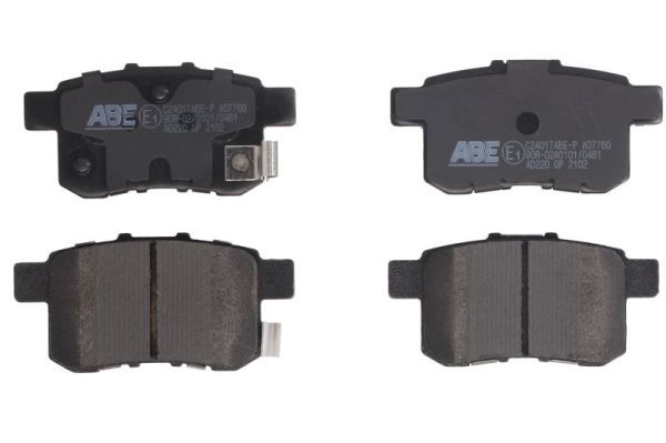 Bremsbelagsatz, Scheibenbremse ABE C24017ABE-P