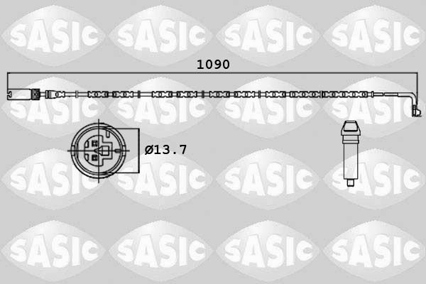 Warnkontakt, Bremsbelagverschleiß SASIC 6236001