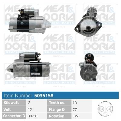 Starter MEAT & DORIA 5035158